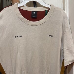 G-Star Men's Cream T-Shirt